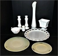 Selection of Milk Glass Pieces