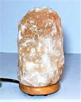 Salt Crystal Lamp with Flat Back