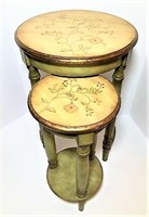 Painted Wood Nesting Tables