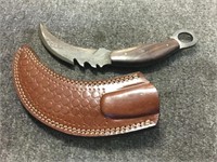 Smaller knife with sheath
