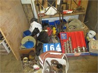 LRG. ASSORTED GROUP TOOLS, CLAMPS & HARDWARE