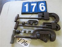 RIDGID & OTHER PIPE CUTTERS (5)