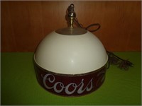 1980 Coors Hanging Beer Light