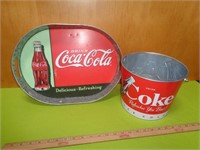 Coca-Cola Tray & Bucket