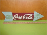 Coca-Cola Arrow Sign