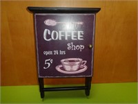 Coffee Shop Hanging Cabinet