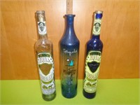 (3) Decor Bottles