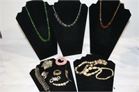 Necklaces, Bracelets, & Pins