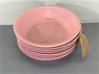 Retro Pink Ring Bowls -8 -Furio
