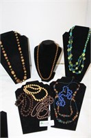 Variety of Beaded Necklaces