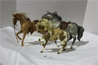 3 Toy Horses
