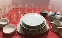 Dishes and Glass Table deal