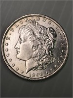 1896 Morgan Silver Dollar AU