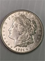 1921 D Morgan Silver Dollar