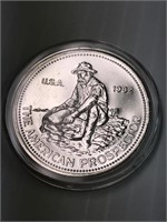 Engelhard 1982 American Prospector 1 ounce silver