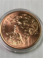Freedom 1 Ounce Copper Round