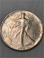 1990 American Silver Eagle Coin