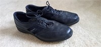 Black Leather Shoes (Size 10)
