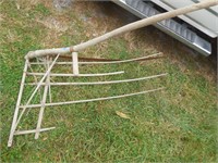 Vintage Hay Rake with Cradle