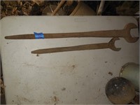 2 Large Vintage Wrenches