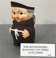 Vintage Goebel Friar Tuck Creamer