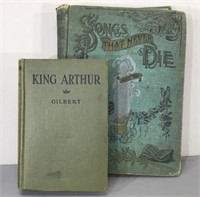 Antique Books -King Arthur -Songs That Never Die