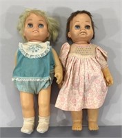 Tiny Chatty Baby Dolls -2 as is -1962