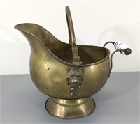 Small Brass Coal Bucket -as is (dents)