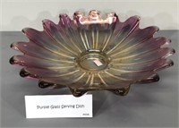 Vintage Glass candy Dish -Nice Color