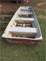 Flat Bottom Aluminum Boat-No Title 14' x 4'