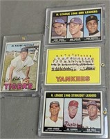 1967 Topps Baseball Cards. Al Kaline, Yankees