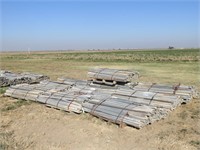 (10) Pallets of Assorted 6' Galvanized Tree Stakes