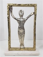 Solid Statue (Gold and Silver Foil Texture)