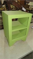 SMALL GREEN PAINTED CABINET