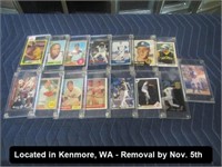 LOT, (15) ASSORTED BASEBALL CARDS TO INCLUDE: