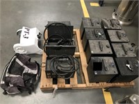 Pallet of T3 Batteries, Chargers, Covers, Misc
