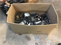 BOX FULL OF ELECTRICAL SWITCHES / BOXES