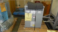 GE TRANSFORMER MOUNTED ON PALLET - 208V PRIMARY /