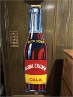 Vtg.Giant Royal Crown Cola Advertising Bottle SIgn