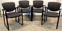 (4) Haworth Stationary Chairs