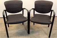 (2) Haworth Stationary Chairs