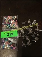 loose pearls/ pearl cage pendants