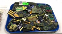 Collection of military patches