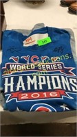 Chicago cubs signed world series T-shirt