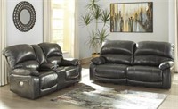 Ashley U52403 Leather PWR REC 86"Sofa & Love Seat