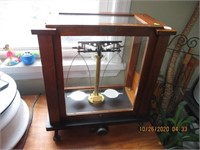 Central Scientific Pharmacy Scale in Wooden Case
