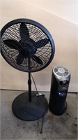 Floor model fan(working) and Humidifier