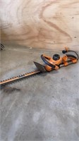 Worx electric hedge trimmer. Working. 22"