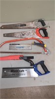 6 Asst. Used hand saws