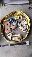 One bin of a assorted straps